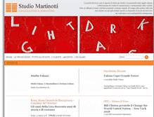 Tablet Screenshot of francescamartinotti.com